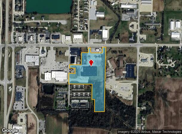 970 E Washington St, Winchester, IN Parcel Map