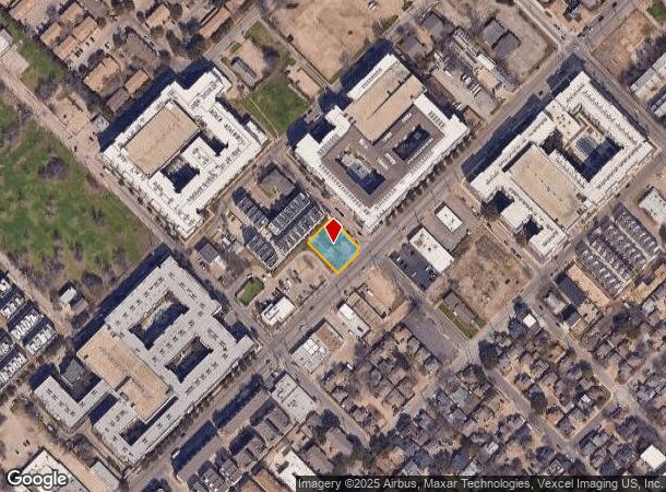 3407 Ross Ave, Dallas, TX Parcel Map