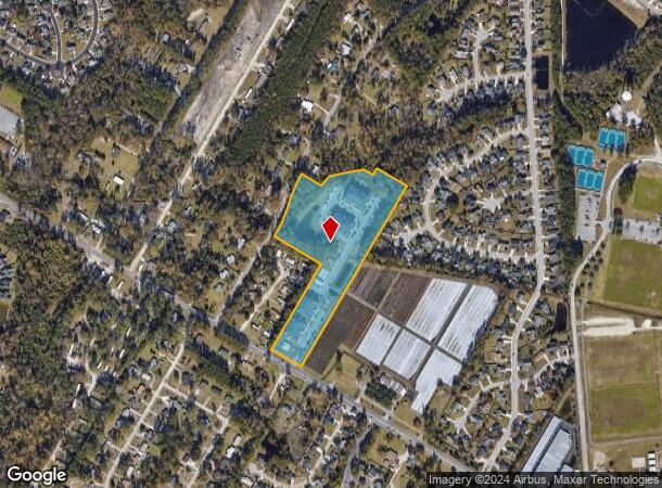  517 Vorils Ln, Wilmington, NC Parcel Map