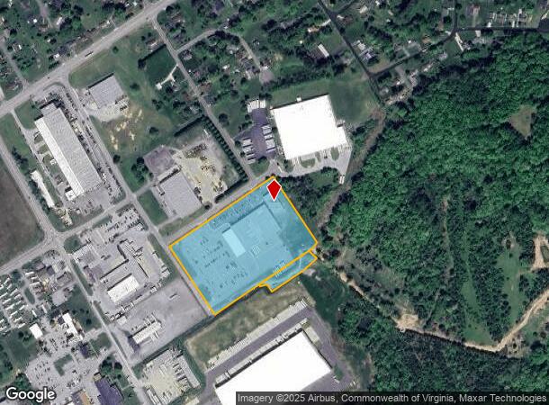 245 Thomas Rd, Bristol, VA Parcel Map