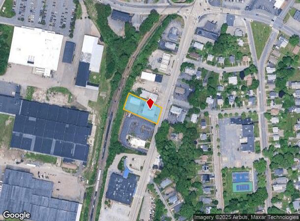 829 W Boylston St, Worcester, MA Parcel Map