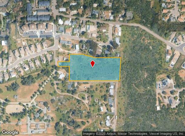 Marshall Rd, Alpine, CA Parcel Map