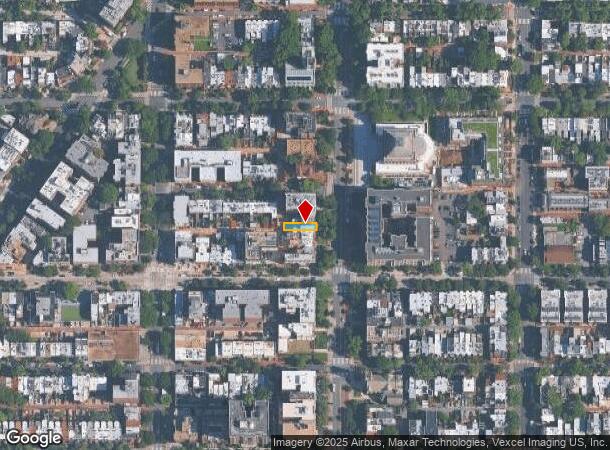  1710 16Th St Nw, Washington, DC Parcel Map