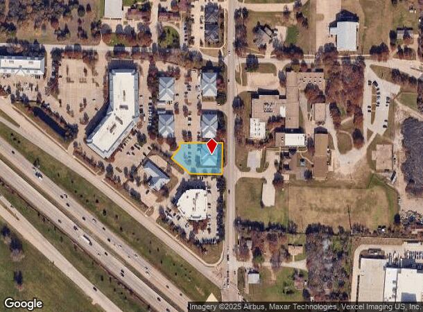 1110 N Carroll Ave, Southlake, TX Parcel Map