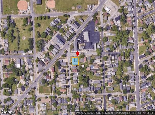  1610 W Jefferson St, Sandusky, OH Parcel Map