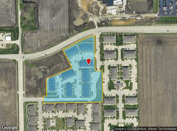 1701 W Raab Rd, Normal, IL Parcel Map