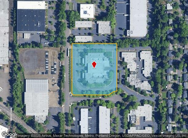 9825 Sw Sunshine Ct, Beaverton, OR Parcel Map