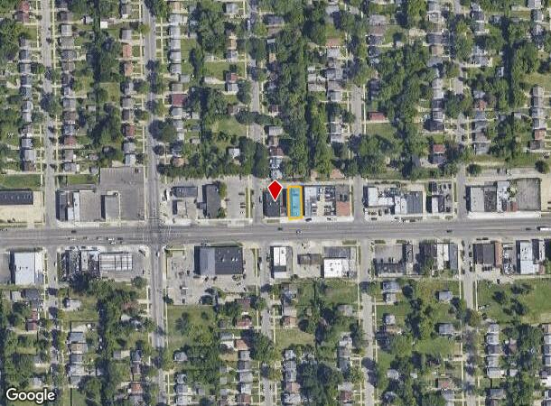  19634 W Warren Ave, Detroit, MI Parcel Map