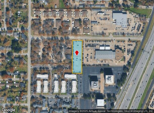  1605 N Hills Blvd, Hurst, TX Parcel Map