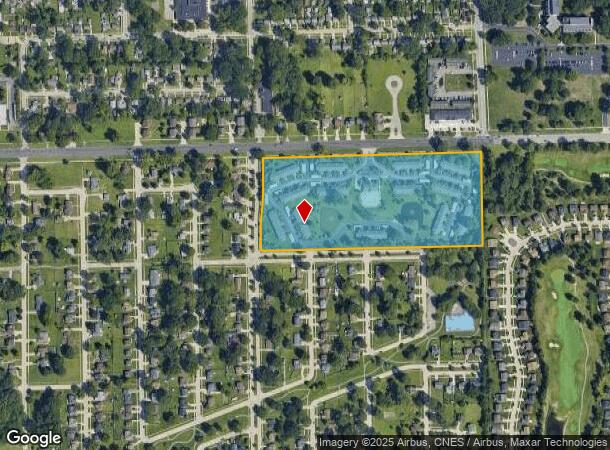  33975 Pinewoods Cir, Romulus, MI Parcel Map