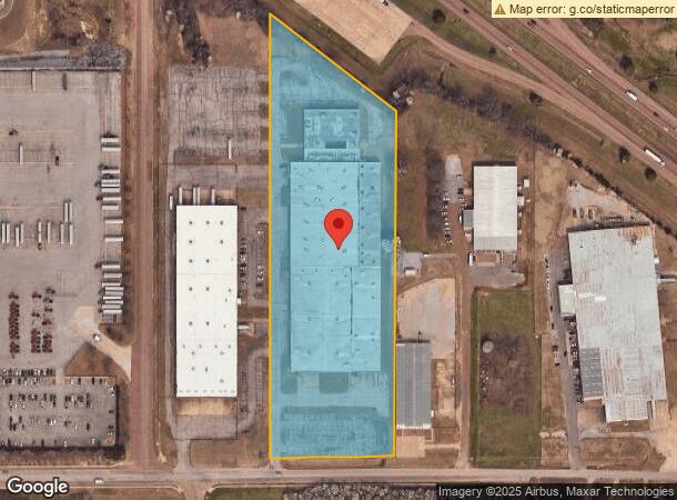  8410 W Sandidge Rd, Olive Branch, MS Parcel Map