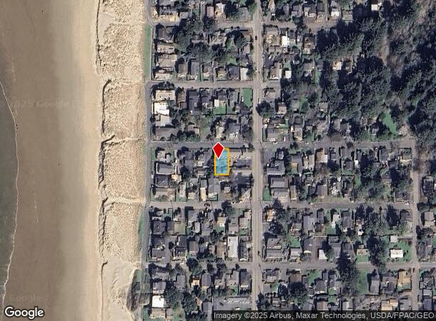 632 S Hemlock St, Cannon Beach, OR Parcel Map