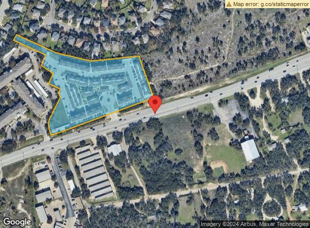  1201 W Whitestone Blvd, Cedar Park, TX Parcel Map