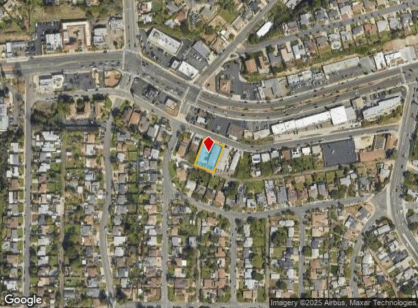  7025 Boulevard Dr, La Mesa, CA Parcel Map