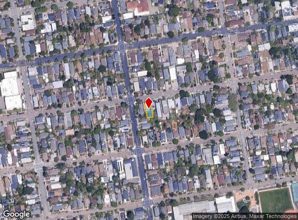 1704 Ward St, Berkeley, CA Parcel Map