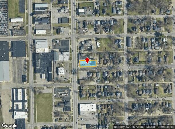  1924 S Michigan St, South Bend, IN Parcel Map