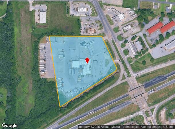 1701 N University Ave, Lafayette, LA Parcel Map
