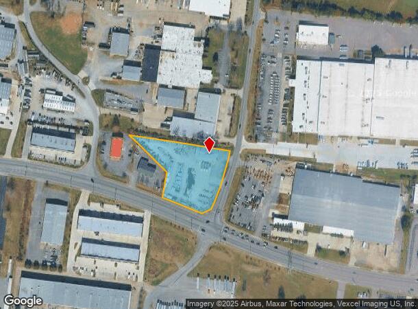  1244 Park Ave, Murfreesboro, TN Parcel Map