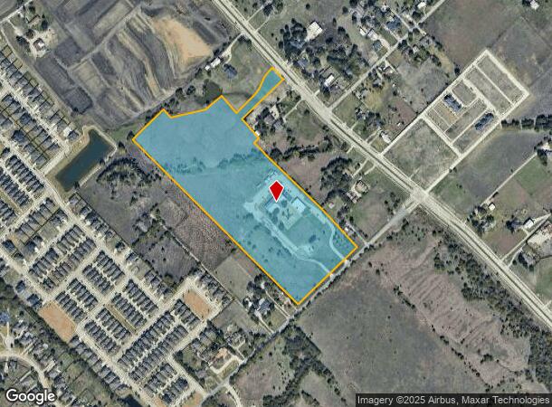 3905 Hickox Rd, Rowlett, TX Parcel Map