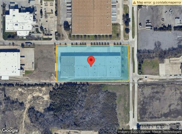  5050 Investment Dr, Dallas, TX Parcel Map