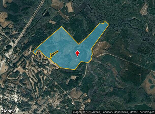  2114 On Faust St, Bamberg, SC Parcel Map