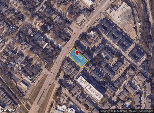  7411 Coronado Ave, Dallas, TX Parcel Map