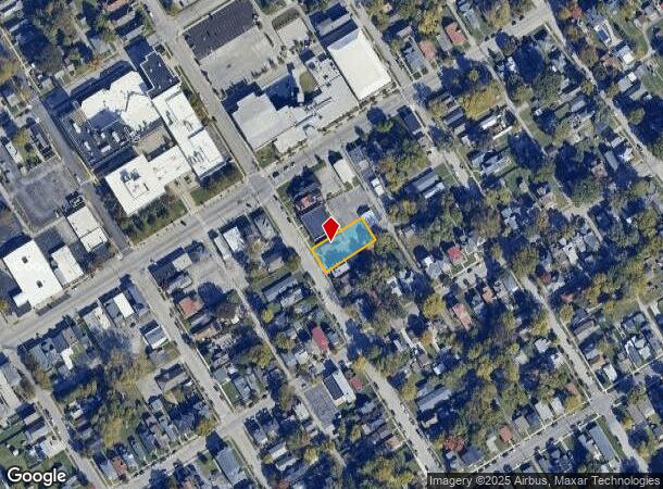  422 Meigs Ave, Jeffersonville, IN Parcel Map
