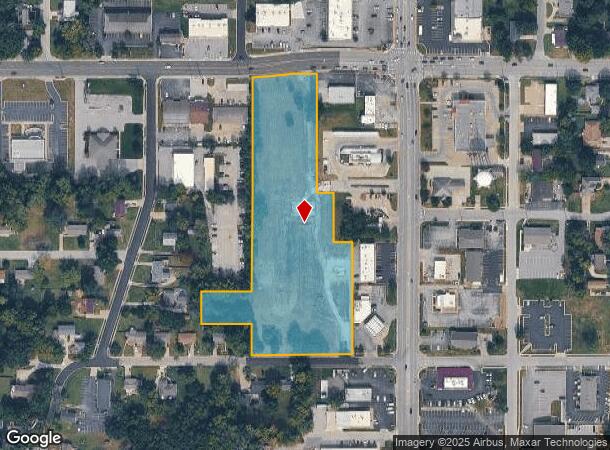 7114 N Oak Trfy, Kansas City, MO Parcel Map