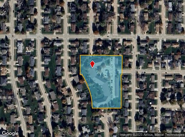  3600 30Th St, Columbus, NE Parcel Map