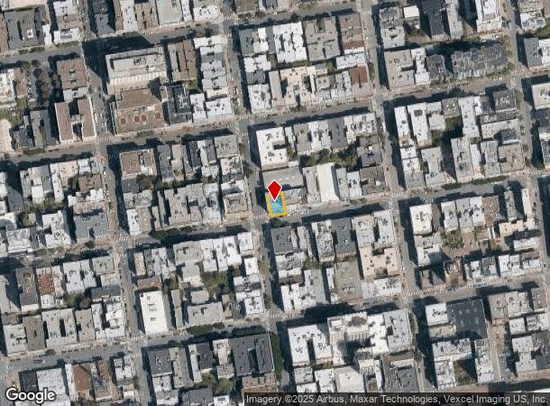  808 Leavenworth St, San Francisco, CA Parcel Map