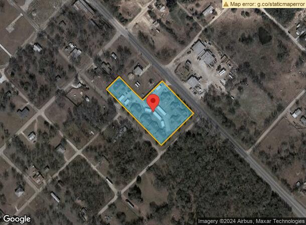  222 S Magnolia Ave, Hubbard, TX Parcel Map