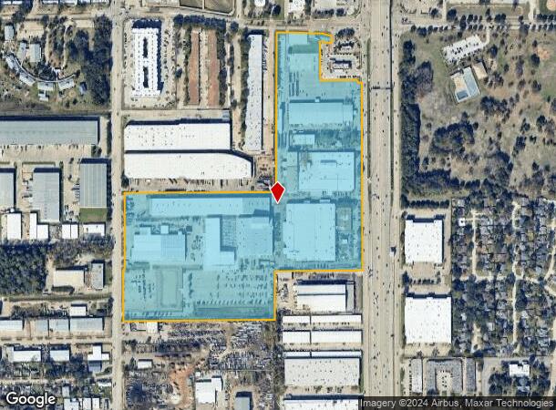  2121 W Sam Houston Pkwy N, Houston, TX Parcel Map