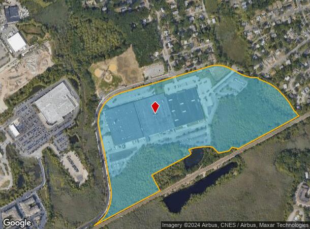  180 Rustcraft Rd, Dedham, MA Parcel Map