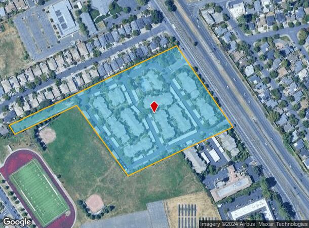  3663 Solano Ave, Napa, CA Parcel Map