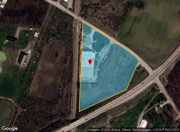  987 W Hurd Rd, Monroe, MI Parcel Map