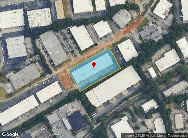  6424 Warren Dr, Norcross, GA Parcel Map