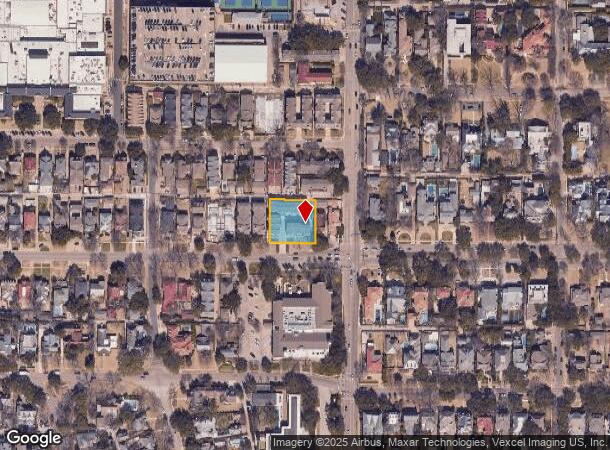 4116 University Blvd, Dallas, TX Parcel Map