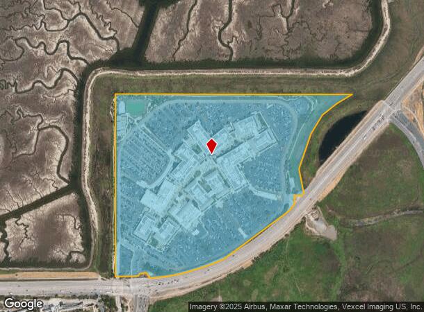  10 Network Cir, Menlo Park, CA Parcel Map