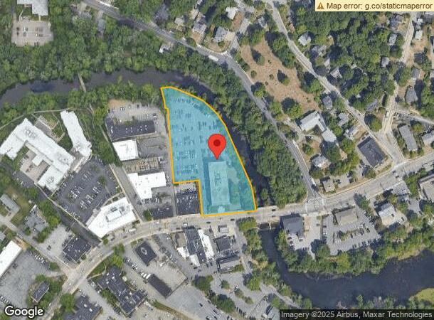  1 Washington St, Wellesley Hills, MA Parcel Map