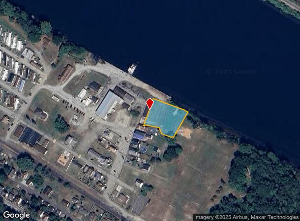 22 Wharf St, Dunlevy, PA Parcel Map