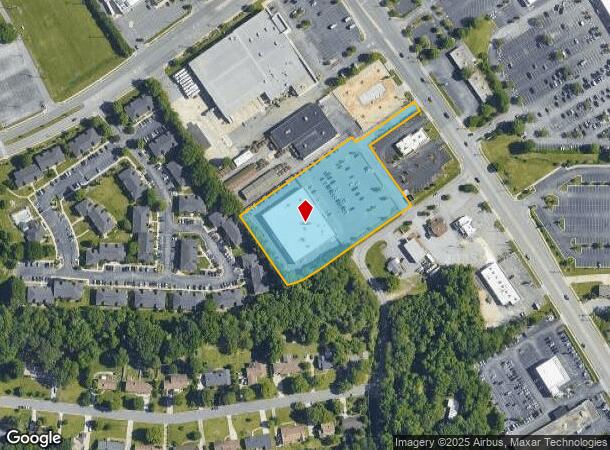  2617 N Main St, High Point, NC Parcel Map