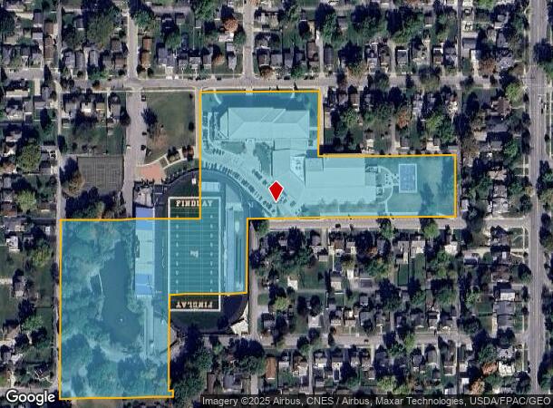  301 Baldwin Ave, Findlay, OH Parcel Map