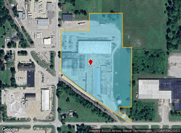 108 S Sycamore St, Jefferson, OH Parcel Map