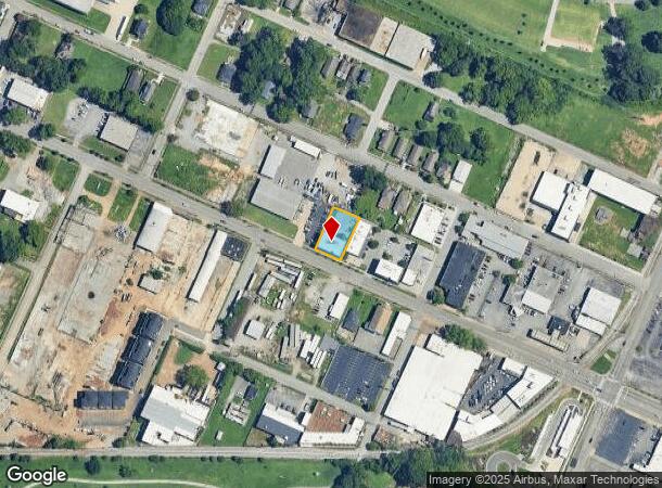  1149 E Main St, Chattanooga, TN Parcel Map