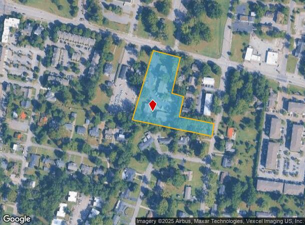  1418 E Main St, Murfreesboro, TN Parcel Map