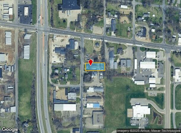  1233 Healy St, Kalamazoo, MI Parcel Map