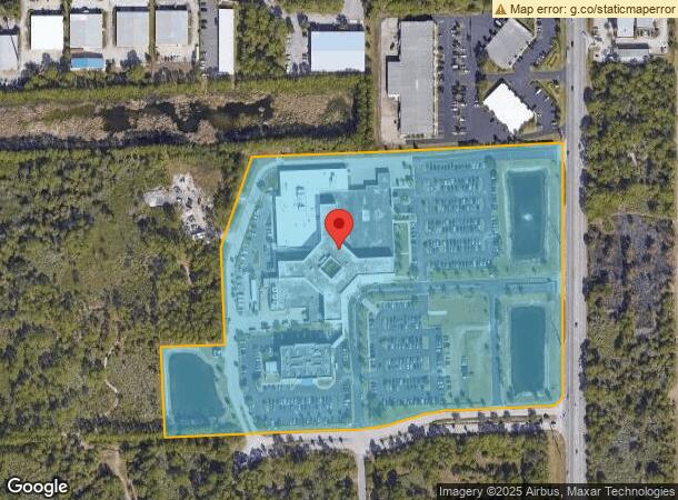  250 N Wickham Rd, Melbourne, FL Parcel Map