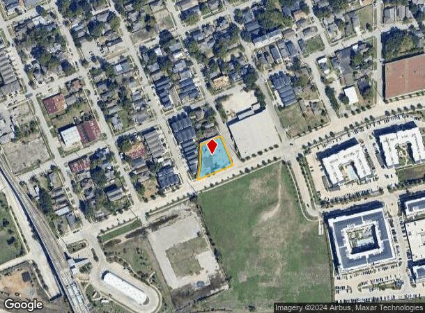  1505 Gentry St, Houston, TX Parcel Map