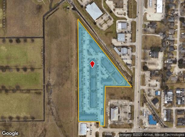  1605 Cornerstone Ct, Beaumont, TX Parcel Map