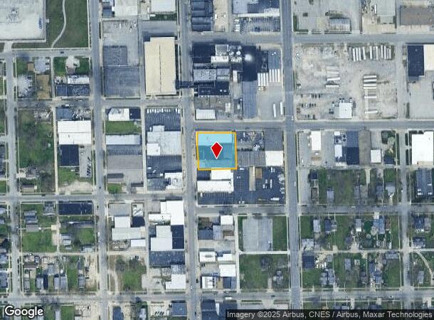  1819 S Calhoun St, Fort Wayne, IN Parcel Map